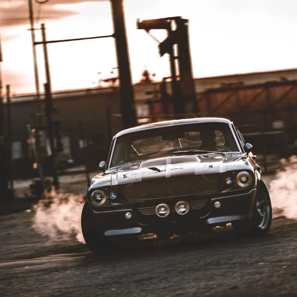 1967er Ford Mustang “Eleanor” in L.A.- Drift